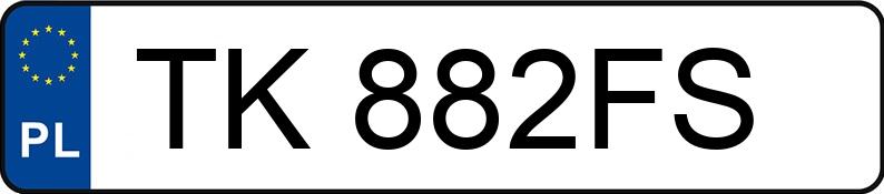 Numer rejestracyjny TK 882FS posiada BMW 318I - TK882FS