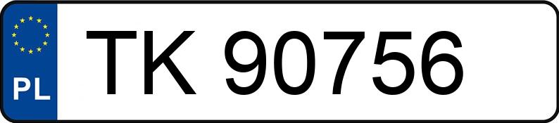 Numer rejestracyjny TK 90756 posiada HONDA Civic 1.4i MR`95 i - TK90756 Numer rejestracyjny TK 90756 posiada HONDA Civic 1.4i MR`95 i - TK90756