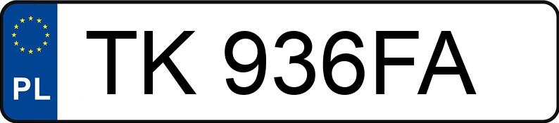 Numer rejestracyjny TK 936FA posiada BMW 530D - TK936FA