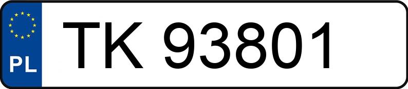 Numer rejestracyjny TK 93801 posiada FORD FT 2.4 TDCi MR`07 E4 4.6t 430EL - TK93801