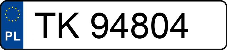 Numer rejestracyjny TK 94804 posiada MERCEDES-BENZ Viano 2.0 CDI MR`03 E3 639 Trend - TK94804