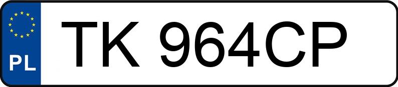 Numer rejestracyjny TK 964CP posiada PORSCHE 911 - TK964CP
