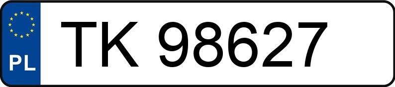 Numer rejestracyjny TK 98627 posiada DAEWOO/ANDORIA/INTRALL Żuk A-07 Diesel 2.5t A-072D Towos - TK98627