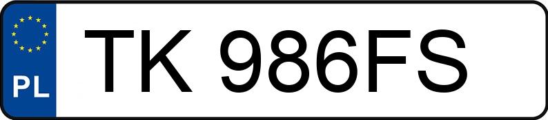 Numer rejestracyjny TK 986FS posiada BMW 320 - TK986FS Numer rejestracyjny TK 986FS posiada BMW 320 - TK986FS