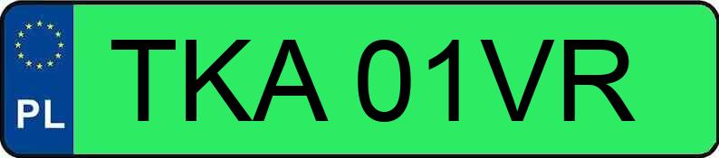 Il numero di registrazione TKA 01VR ha MERCEDES-BENZ EQC 400 MR`19 N293 80kWh 4Matic - TKA01VR