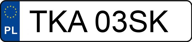 Numer rejestracyjny TKA 03SK posiada BMW 318i Kat. MR`98 E46 318i Kat. MR`98 E46 - TKA03SK