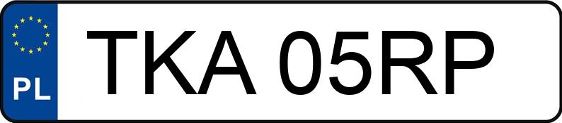 Numer rejestracyjny TKA 05RP posiada OPEL VIVARO - TKA05RP