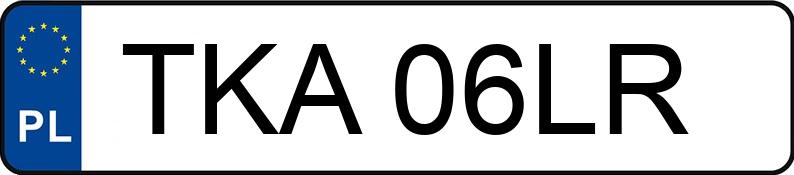 Numer rejestracyjny TKA 06LR posiada FIAT SEICENTO 0.9KAT - TKA06LR