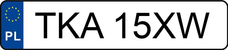 Numer rejestracyjny TKA 15XW posiada SEAT IBIZA - TKA15XW