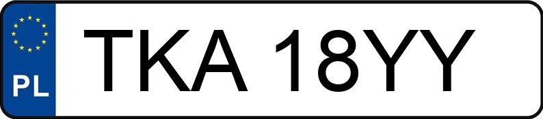 Il numero di registrazione TKA 18YY ha VOLVO S60 2.4 D5 MR`11 E5 S60 2.4 D5 MR`11 E5 - TKA18YY