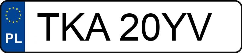 Numer rejestracyjny TKA 20YV posiada HYUNDAI i30 1.4 MR`13 E5 Base - TKA20YV Numer rejestracyjny TKA 20YV posiada HYUNDAI i30 1.4 MR`13 E5 Base - TKA20YV