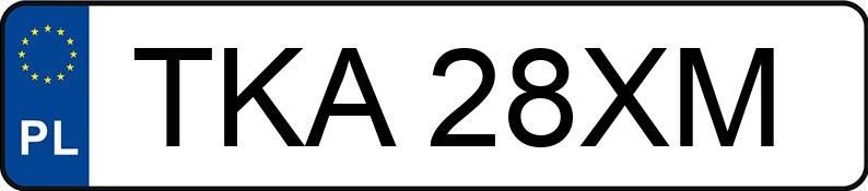Numer rejestracyjny TKA 28XM posiada AUDI A8 L - TKA28XM