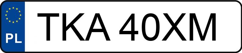 Numer rejestracyjny TKA 40XM posiada AUDI A4 35 TDi MR`20 E6d B9 S line S tronic - TKA40XM