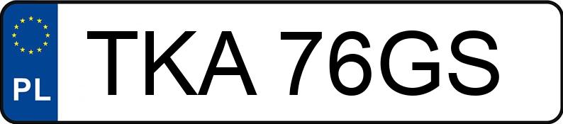 Numer rejestracyjny TKA 76GS posiada RENAULT MEGANE SCENIC - TKA76GS