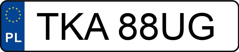 Numer rejestracyjny TKA 88UG posiada BMW 320 Touring Diesel MR`16 E6 F31 320 Touring Diesel MR`16 E6 F31 - TKA88UG