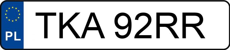 Numer rejestracyjny TKA 92RR posiada TOYOTA Avensis Wagon 2.2 Diesel MR`03 E4 Sol - TKA92RR Numer rejestracyjny TKA 92RR posiada TOYOTA Avensis Wagon 2.2 Diesel MR`03 E4 Sol - TKA92RR