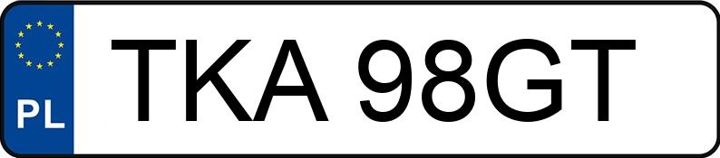 Numer rejestracyjny TKA 98GT posiada HONDA Choppery do 600 ccm VT 500 E - TKA98GT Numer rejestracyjny TKA 98GT posiada HONDA Choppery do 600 ccm VT 500 E - TKA98GT