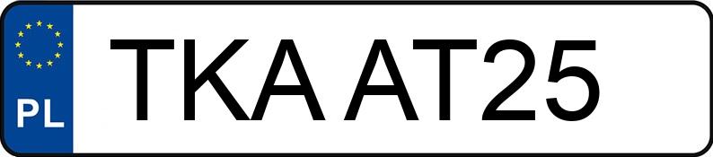 Numer rejestracyjny TKA AT25 posiada CITROEN C3 III 1.5 16V BlueHDi MR`16 E6 Live - TKAAT25