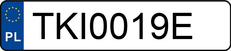 Numer rejestracyjny TKI 0019E posiada SKODA OCTAVIA - TKI0019E Numer rejestracyjny TKI 0019E posiada SKODA OCTAVIA - TKI0019E