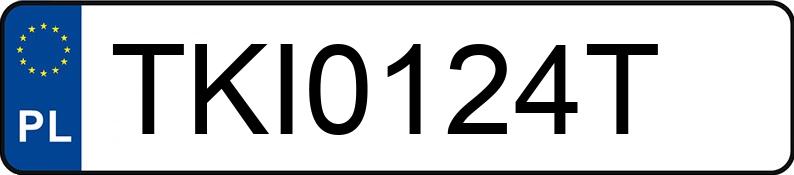 Numer rejestracyjny TKI 0124T posiada SUZUKI GRAND VITARA - TKI0124T