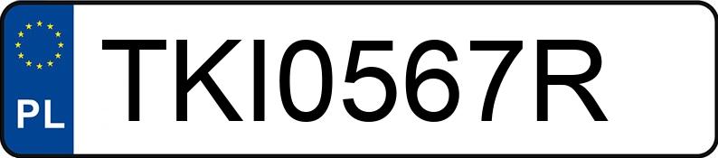 Numer rejestracyjny TKI 0567R posiada KIA CEED - TKI0567R Numer rejestracyjny TKI 0567R posiada KIA CEED - TKI0567R