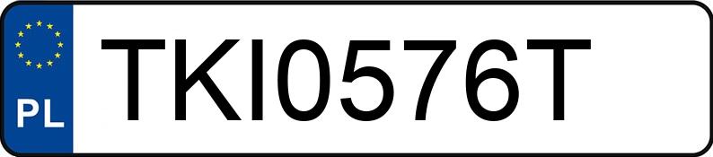 Numer rejestracyjny TKI 0576T posiada BMW 3ER REIHE - TKI0576T