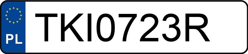 Numer rejestracyjny TKI 0723R posiada OPEL ASTRA - TKI0723R