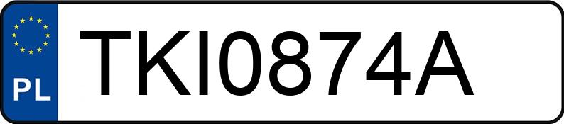 Numer rejestracyjny TKI 0874A posiada AUDI A3 - TKI0874A Numer rejestracyjny TKI 0874A posiada AUDI A3 - TKI0874A