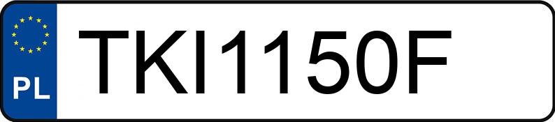 Numer rejestracyjny TKI 1150F posiada BMW X3 XDRIVE 20D - TKI1150F