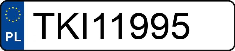 Numer rejestracyjny TKI 11995 posiada OPEL ZAFIRA-A - TKI11995 Numer rejestracyjny TKI 11995 posiada OPEL ZAFIRA-A - TKI11995