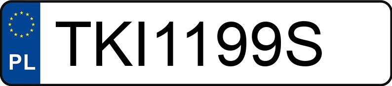 Numer rejestracyjny TKI 1199S posiada AUDI A6 - TKI1199S Numer rejestracyjny TKI 1199S posiada AUDI A6 - TKI1199S