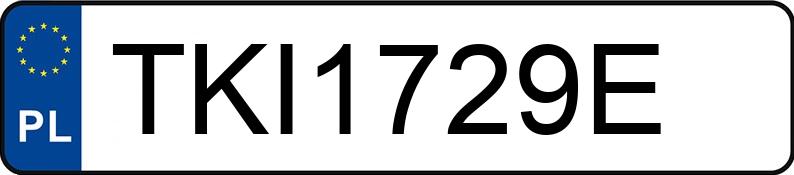 Numer rejestracyjny TKI 1729E posiada OPEL CORSA-C - TKI1729E