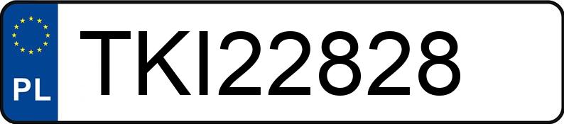 Numer rejestracyjny TKI 22828 posiada AUDI A3 1.9 TDi Kat. MR`01 8L Ambiente Tiptronic - TKI22828