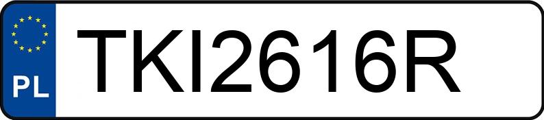 Numer rejestracyjny TKI 2616R posiada VOLVO V50 - TKI2616R