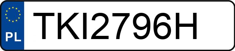 Numer rejestracyjny TKI 2796H posiada SKODA SUPERB - TKI2796H