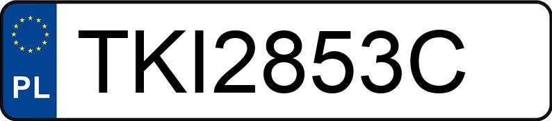 Numer rejestracyjny TKI 2853C posiada AUDI A3 1.8 Kat. MR`01 8L Ambiente - TKI2853C Numer rejestracyjny TKI 2853C posiada AUDI A3 1.8 Kat. MR`01 8L Ambiente - TKI2853C
