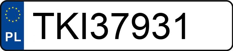 Numer rejestracyjny TKI 37931 posiada VOLKSWAGEN Sharan 1.9 TDI MR`95 E2 Basis Aut. - TKI37931