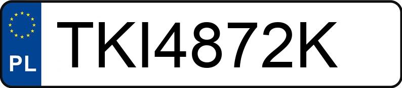 Numer rejestracyjny TKI 4872K posiada BMW X3 - TKI4872K Numer rejestracyjny TKI 4872K posiada BMW X3 - TKI4872K