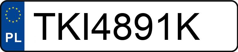 Numer rejestracyjny TKI 4891K posiada MERCEDES-BENZ 814D Vario E3 7.5t 814D Vario E3 7.5t - TKI4891K