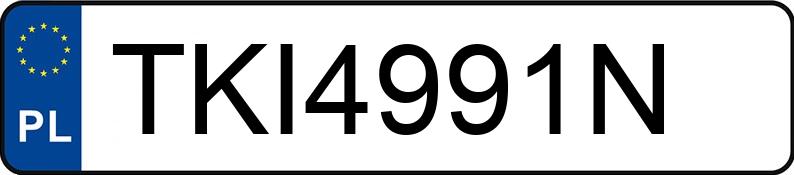 Numer rejestracyjny TKI 4991N posiada AUDI A5 - TKI4991N Numer rejestracyjny TKI 4991N posiada AUDI A5 - TKI4991N