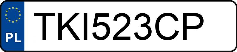 Numer rejestracyjny TKI 523CP posiada SCHMITZ SCS 24 35.0t 13.62 EB - TKI523CP Numer rejestracyjny TKI 523CP posiada SCHMITZ SCS 24 35.0t 13.62 EB - TKI523CP