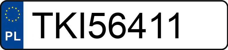 Numer rejestracyjny TKI 56411 posiada CITROEN C8 2.0 KAT - TKI56411