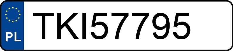 Numer rejestracyjny TKI 57795 posiada FSO-WARSZAWA WARSZAWA 224K KOMBI - TKI57795