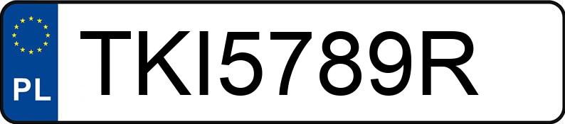 Numer rejestracyjny TKI 5789R posiada AUDI A4 - TKI5789R