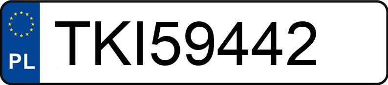 Numer rejestracyjny TKI 59442 posiada VOLKSWAGEN JETTA - TKI59442