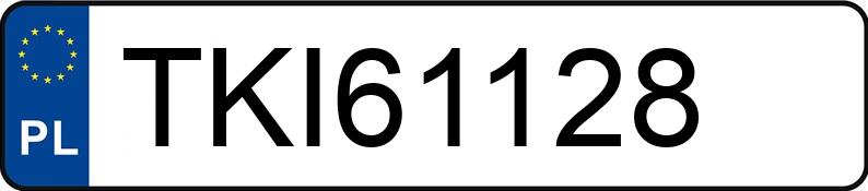 Numer rejestracyjny TKI 61128 posiada BMW 316i Compact Kat. E36 316i Compact Kat. E36 - TKI61128