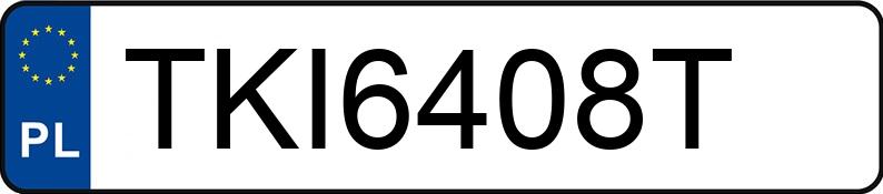 Numer rejestracyjny TKI 6408T posiada MERCEDES-BENZ A 180 - TKI6408T