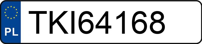 Numer rejestracyjny TKI 64168 posiada BMW 650I XDRIVE - TKI64168