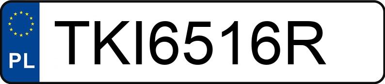 Numer rejestracyjny TKI 6516R posiada VOLKSWAGEN PASSAT - TKI6516R