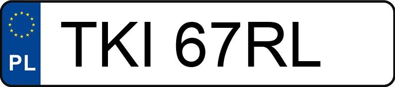 Numer rejestracyjny TKI 67RL posiada JELCZ 080 10.6t 080 10.6t - TKI67RL